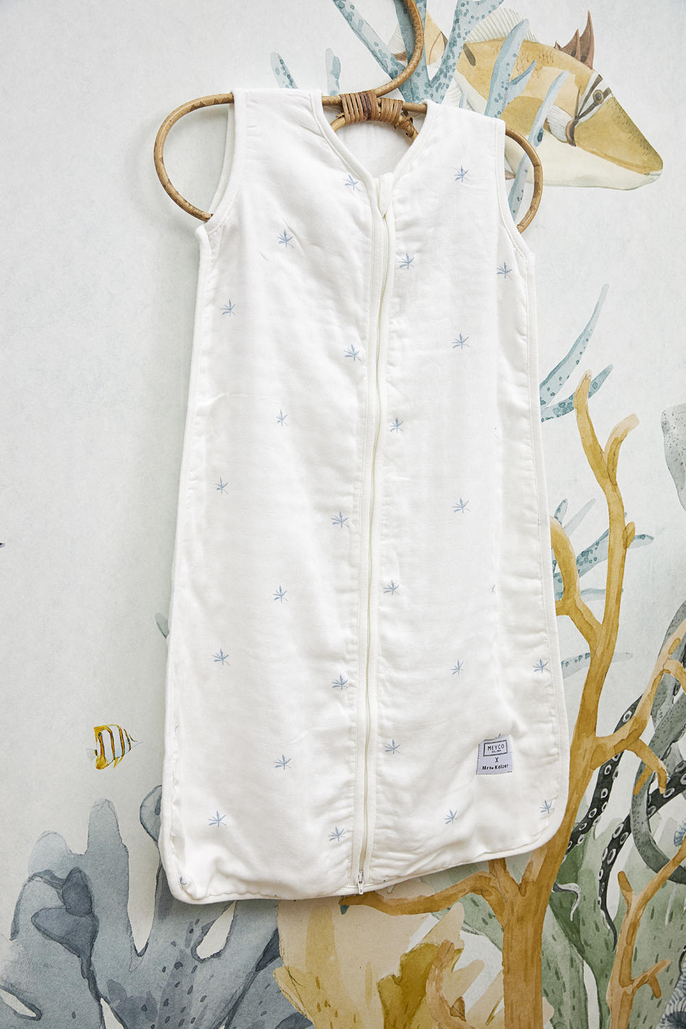 Baby slaapzak bamboe hydrofiel Ibiza - denim - 110cm