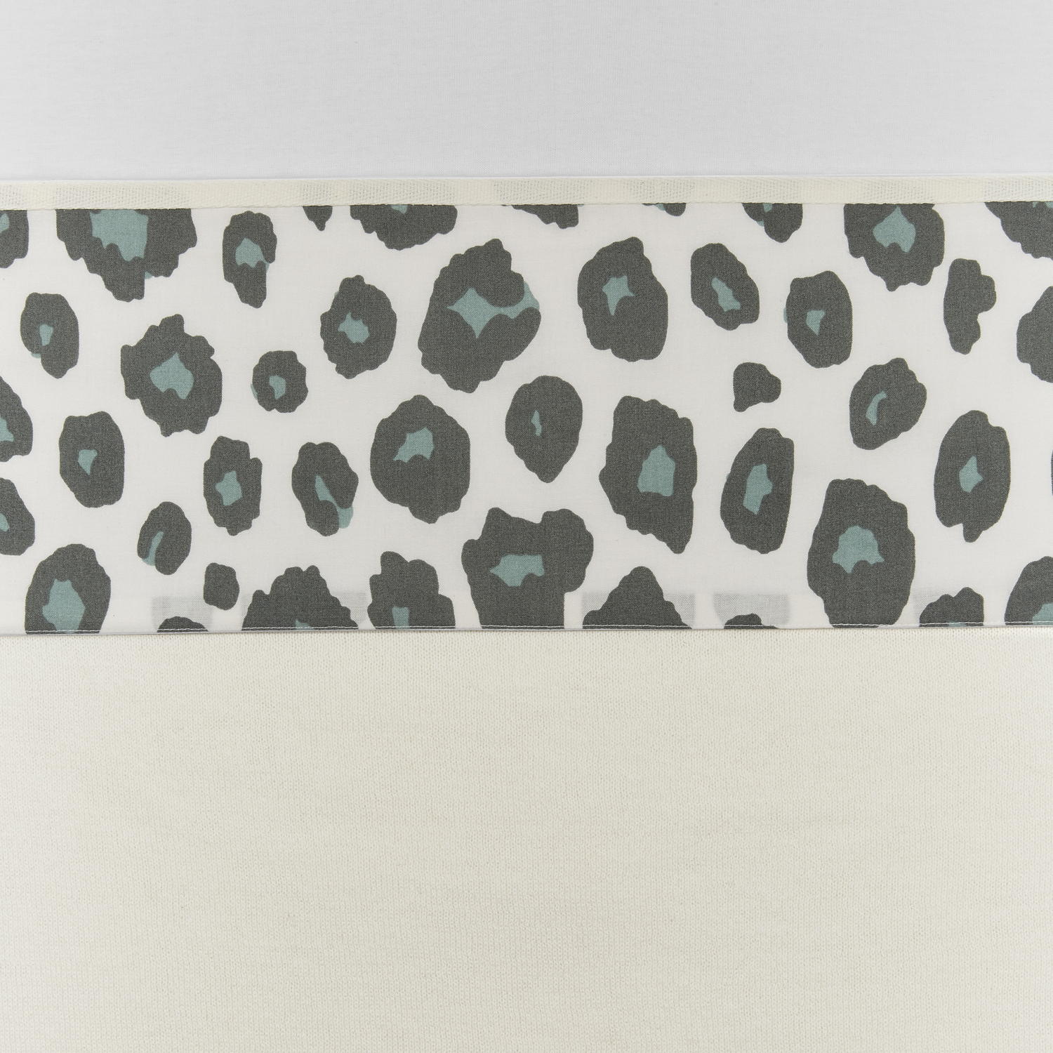 Bettlaken Wiege Panther - stone green - 75x100cm