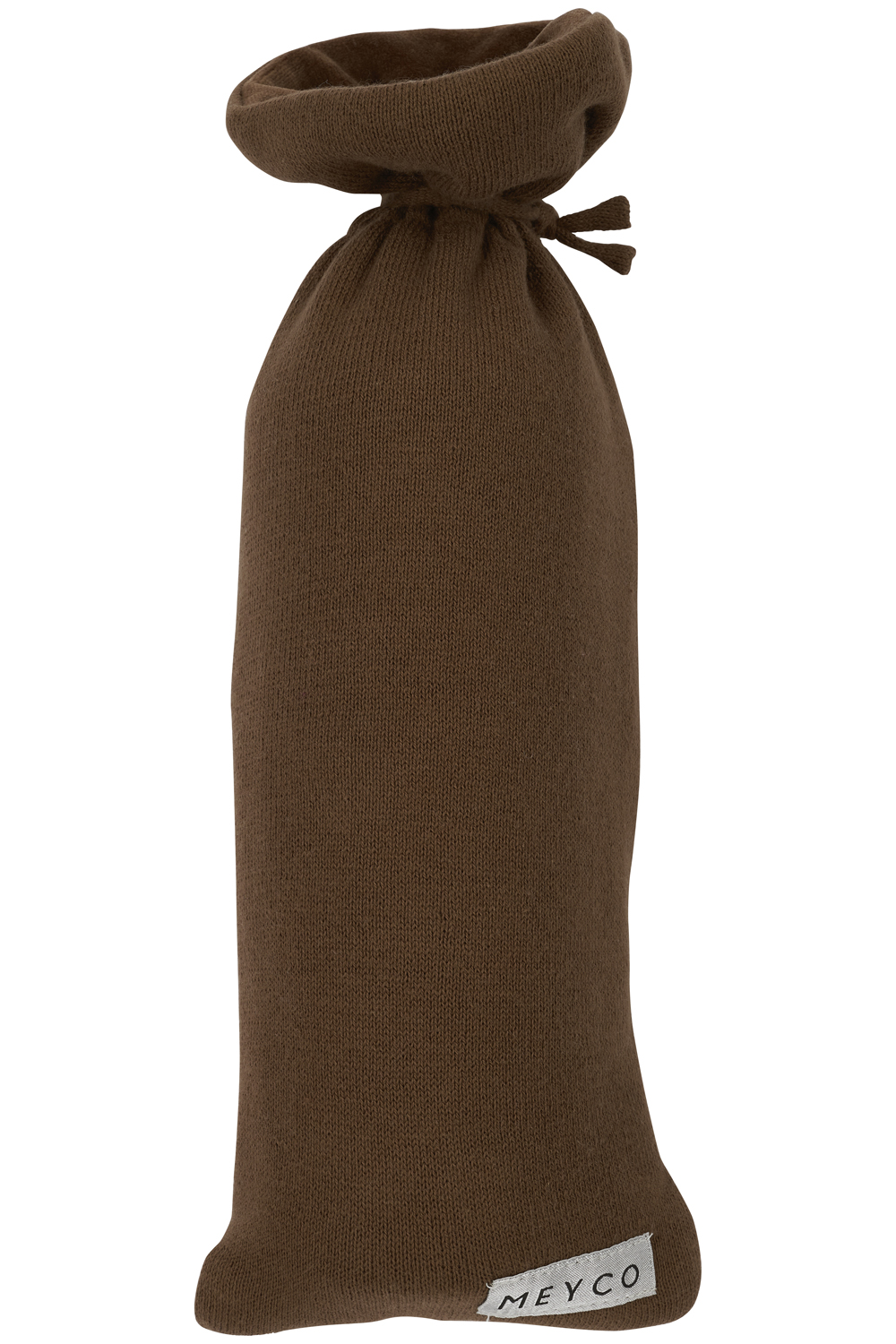 Kruikenzak Knit Basic - Chocolate - 13xh35cm