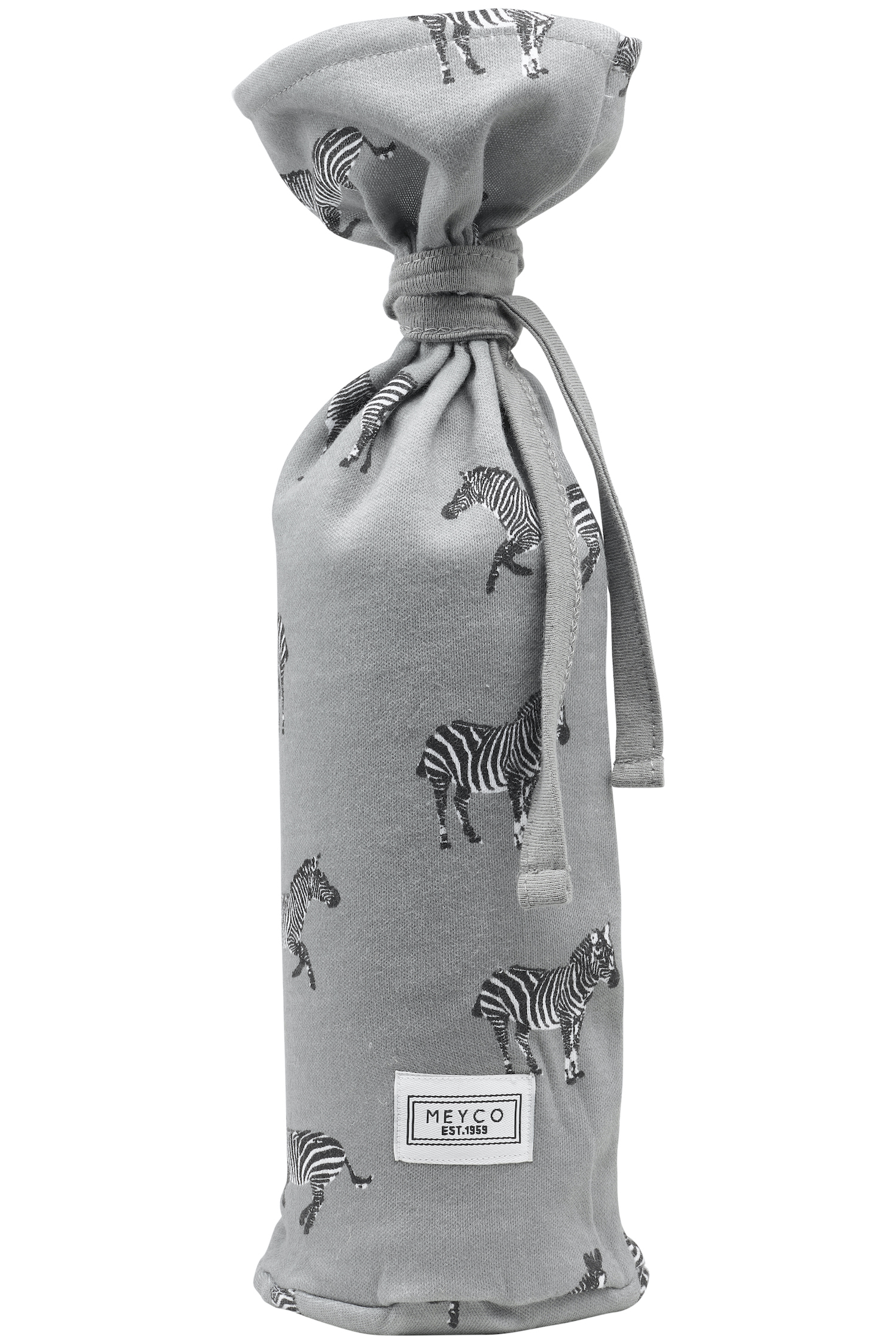 Hot water bottle cover Zebra Animal - grey