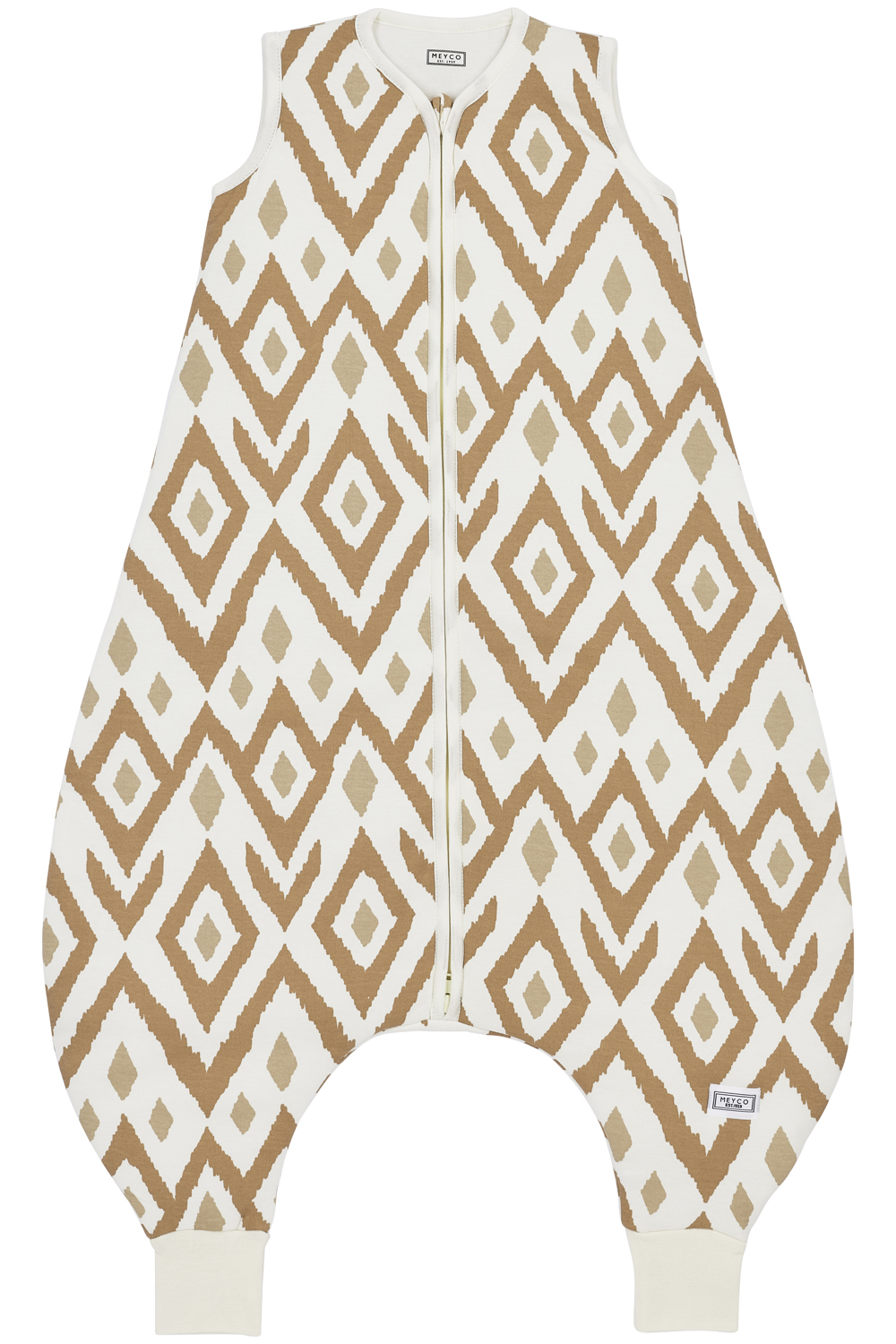 Baby winter slaapoverall jumper Ikat - sand - 80cm