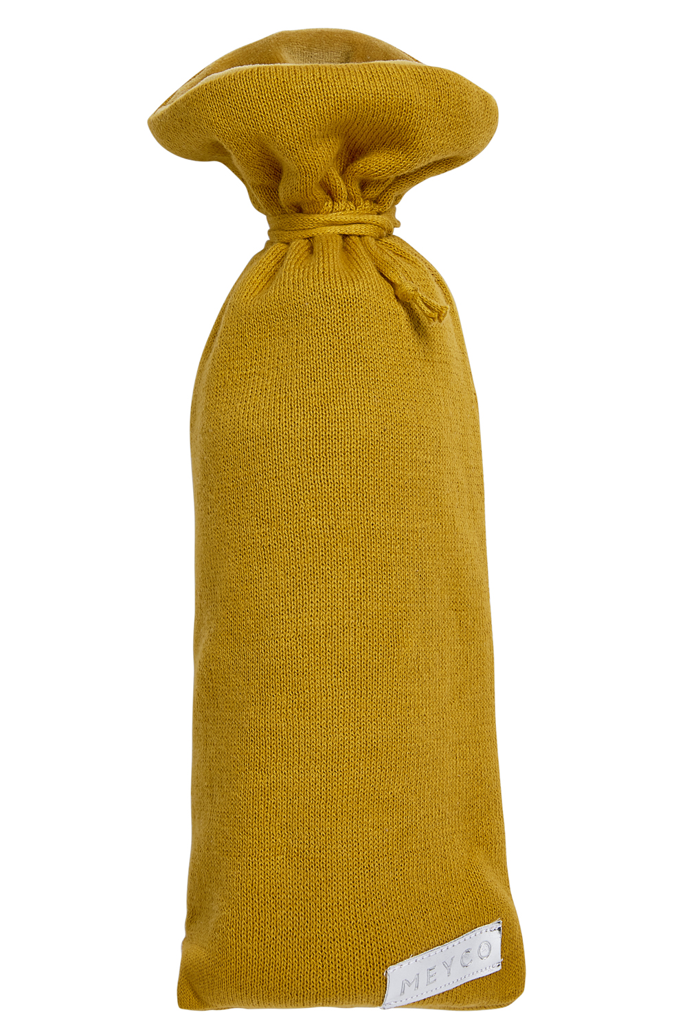 Hot water bottle cover Knit Basic - okergeel