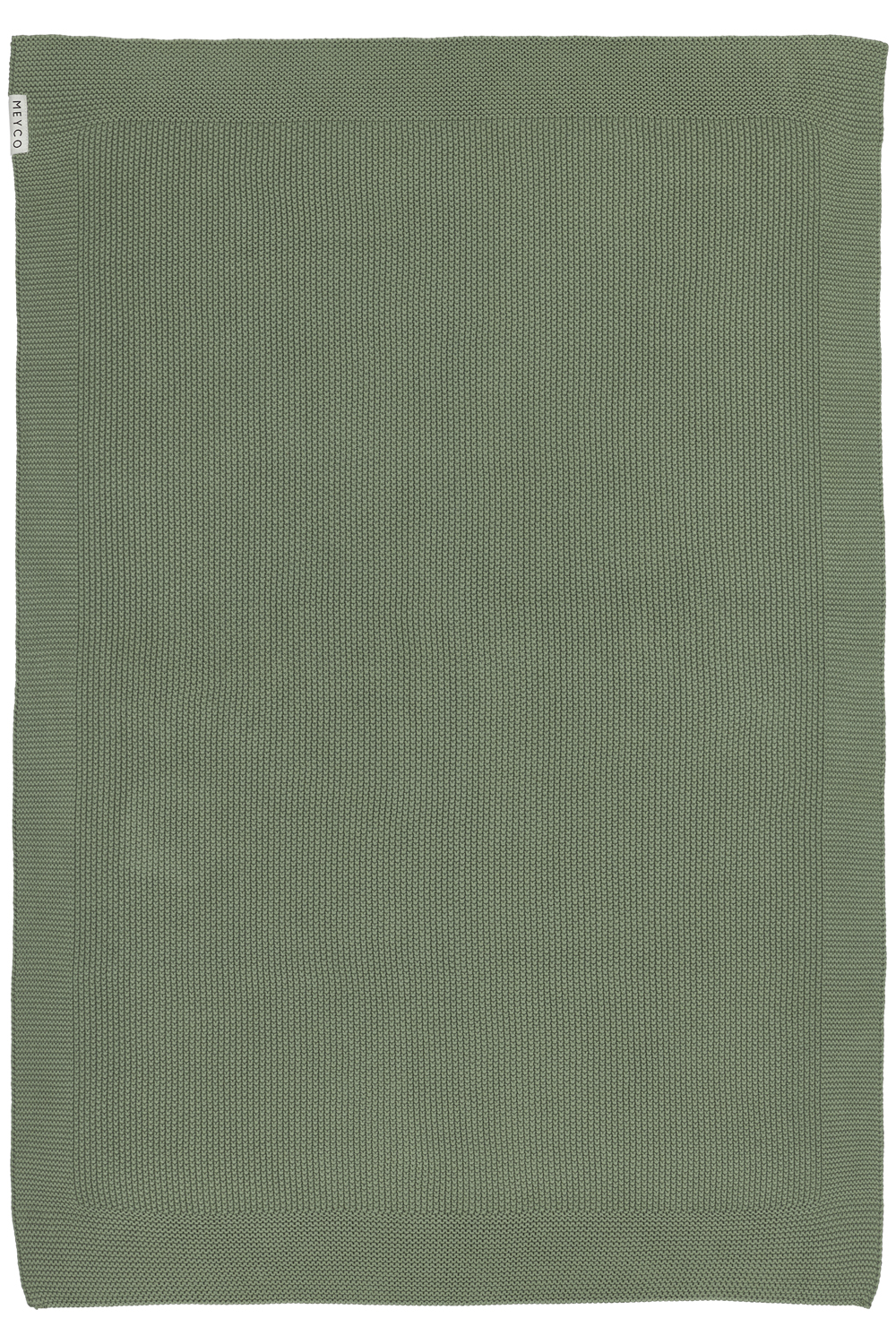 Ledikant deken biologisch Mini Relief - forest green - 100x150cm