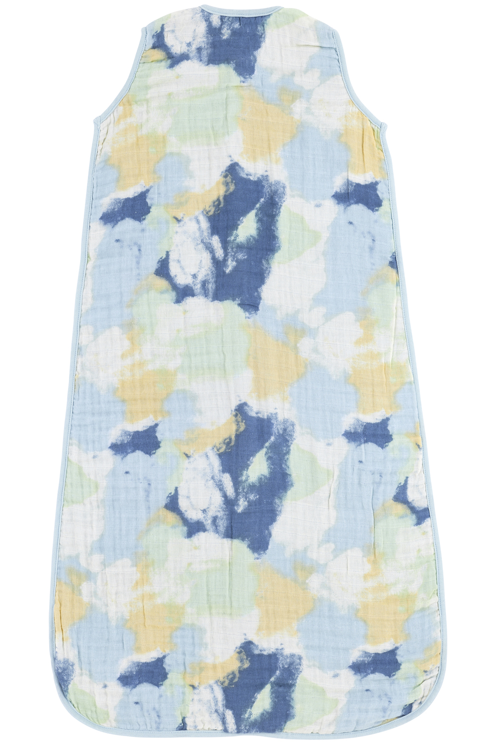 Baby slaapzak hydrofiel Tie-Dye - light blue - 70cm