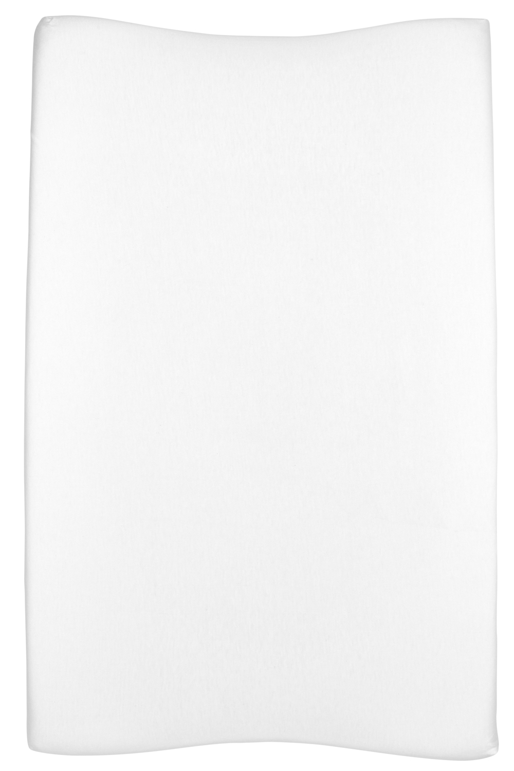 Aankleedkussenhoes Basic Jersey - Wit - 50x70cm