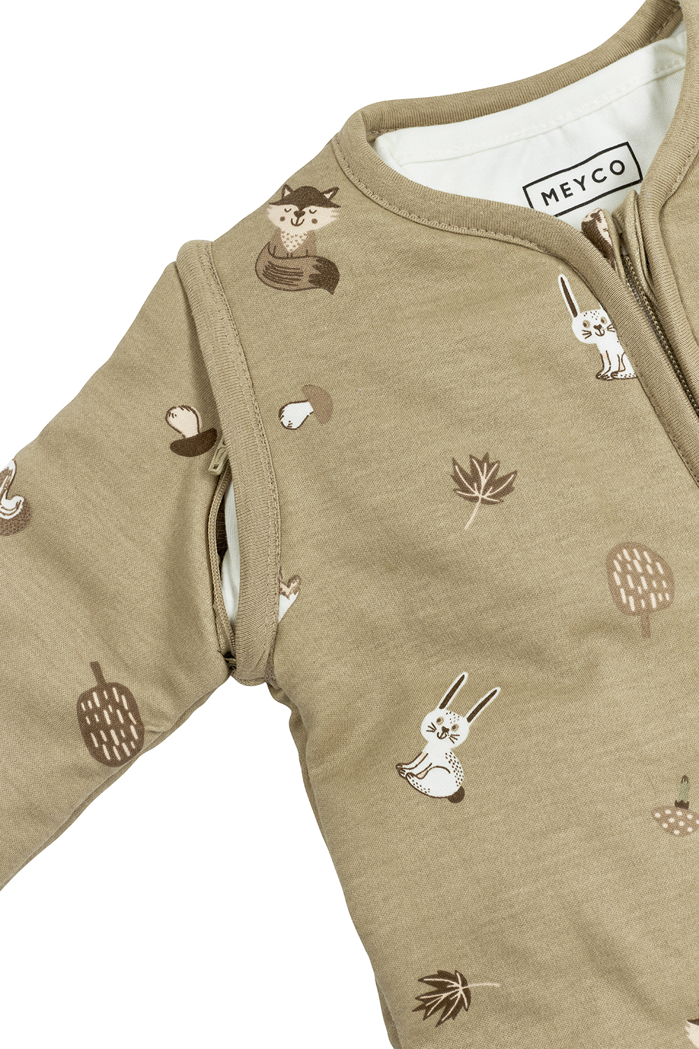 Baby slaapzak 4 seizoenen Forest Animals - sand - 3.0 TOG