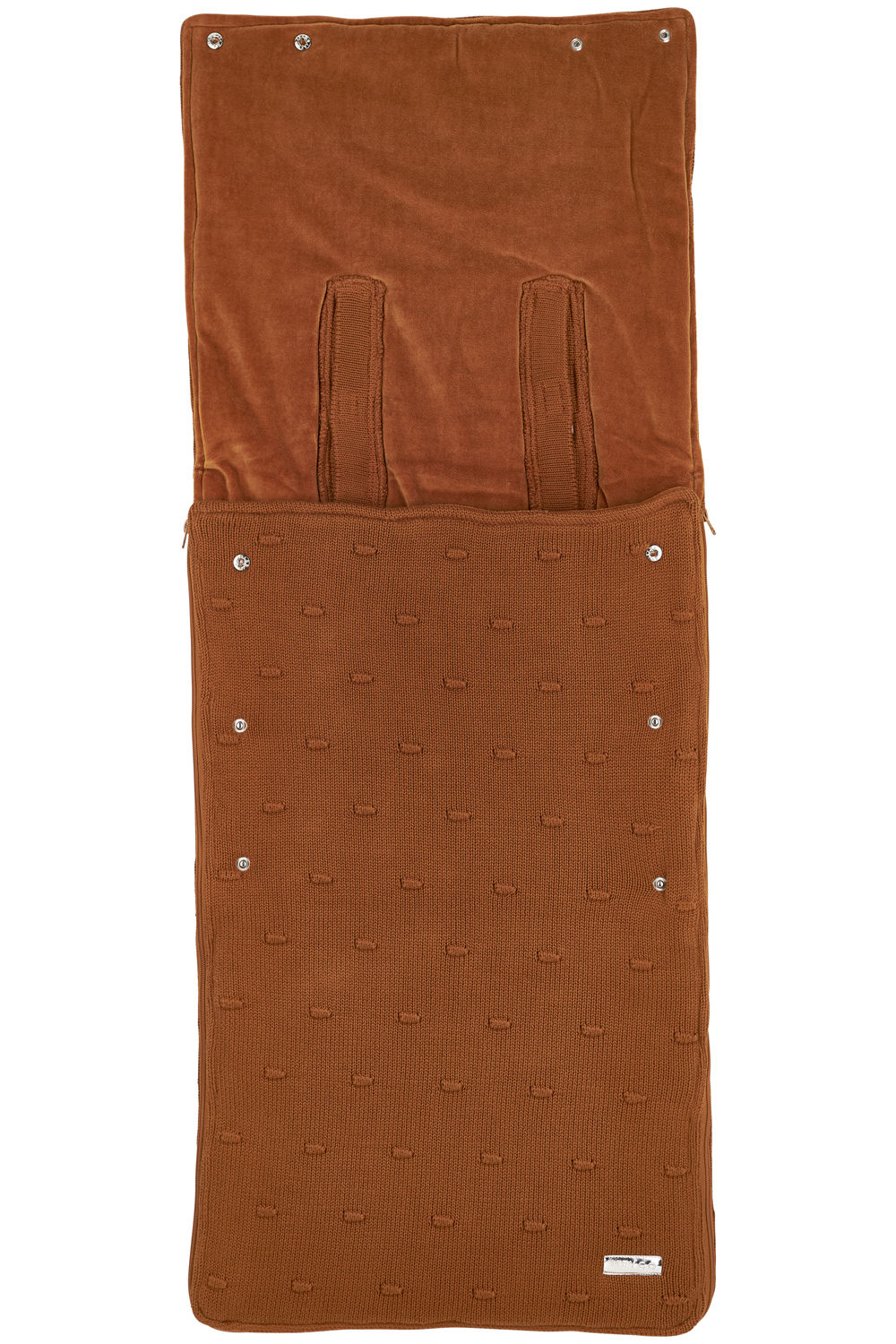 Buggy voetenzak Knots - camel - 45x130cm