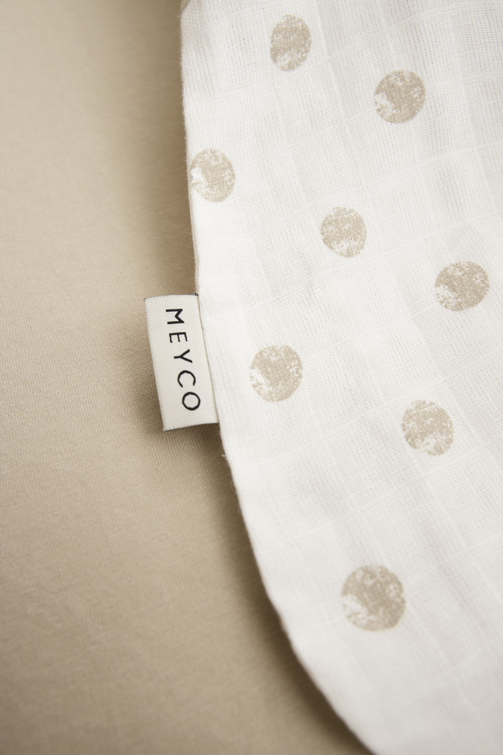 Baby zomerslaapzak hydrofiel Dots - sand - 110cm - 0.3 TOG