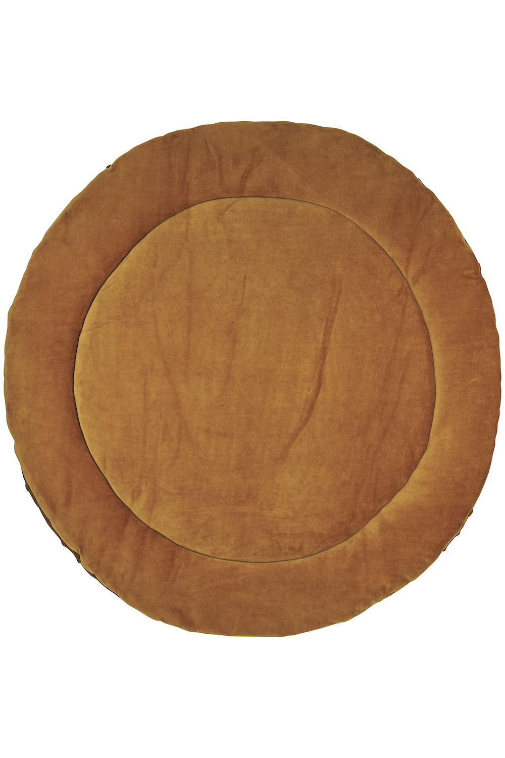 Boxkleed rond Knots - camel - ‚åÄ95cm