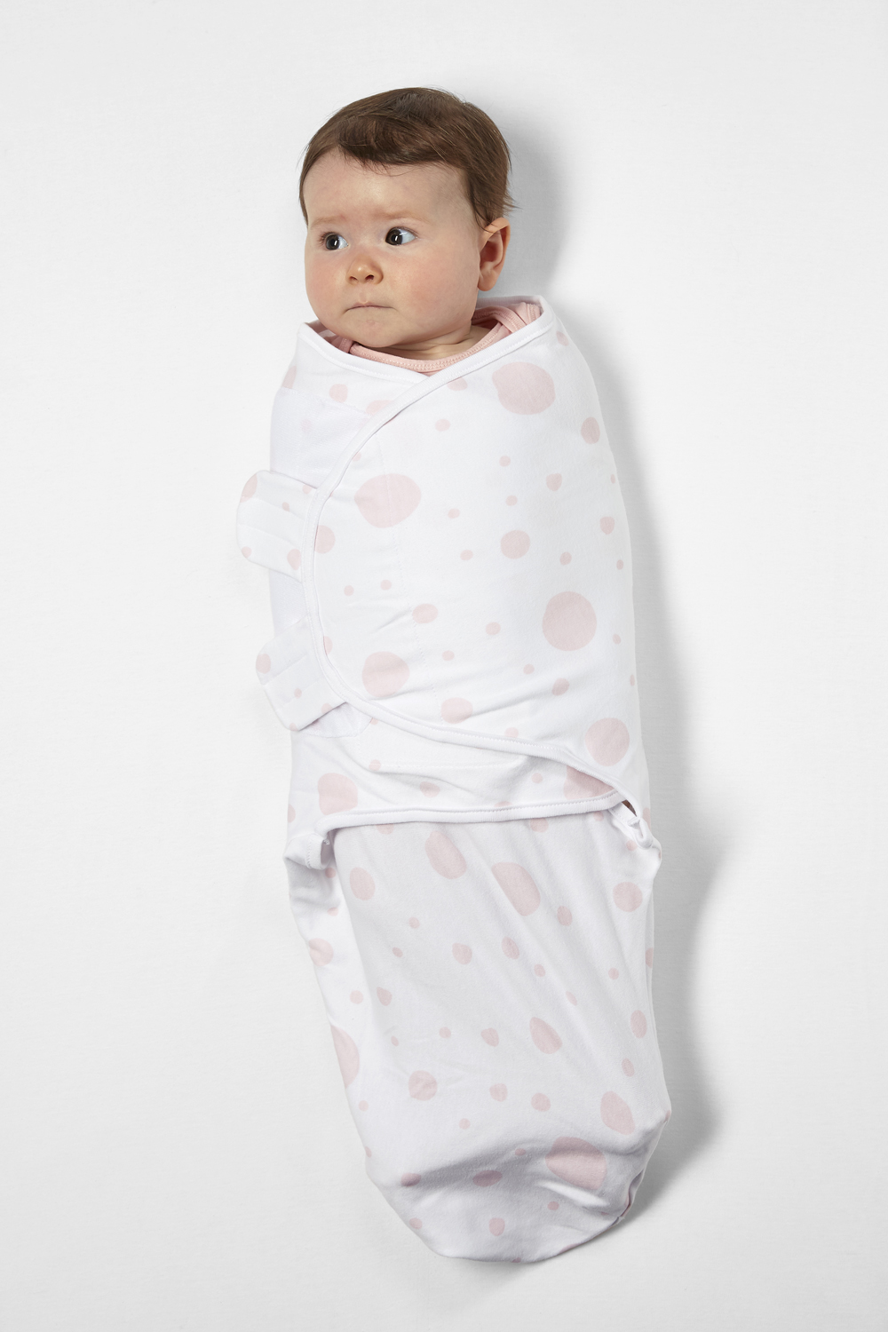 Swaddlemeyco Dots - Pink - 0-3 Months