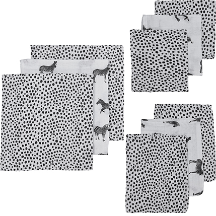Hydrofiel Starterset 9-delig Zebra Animal - Black