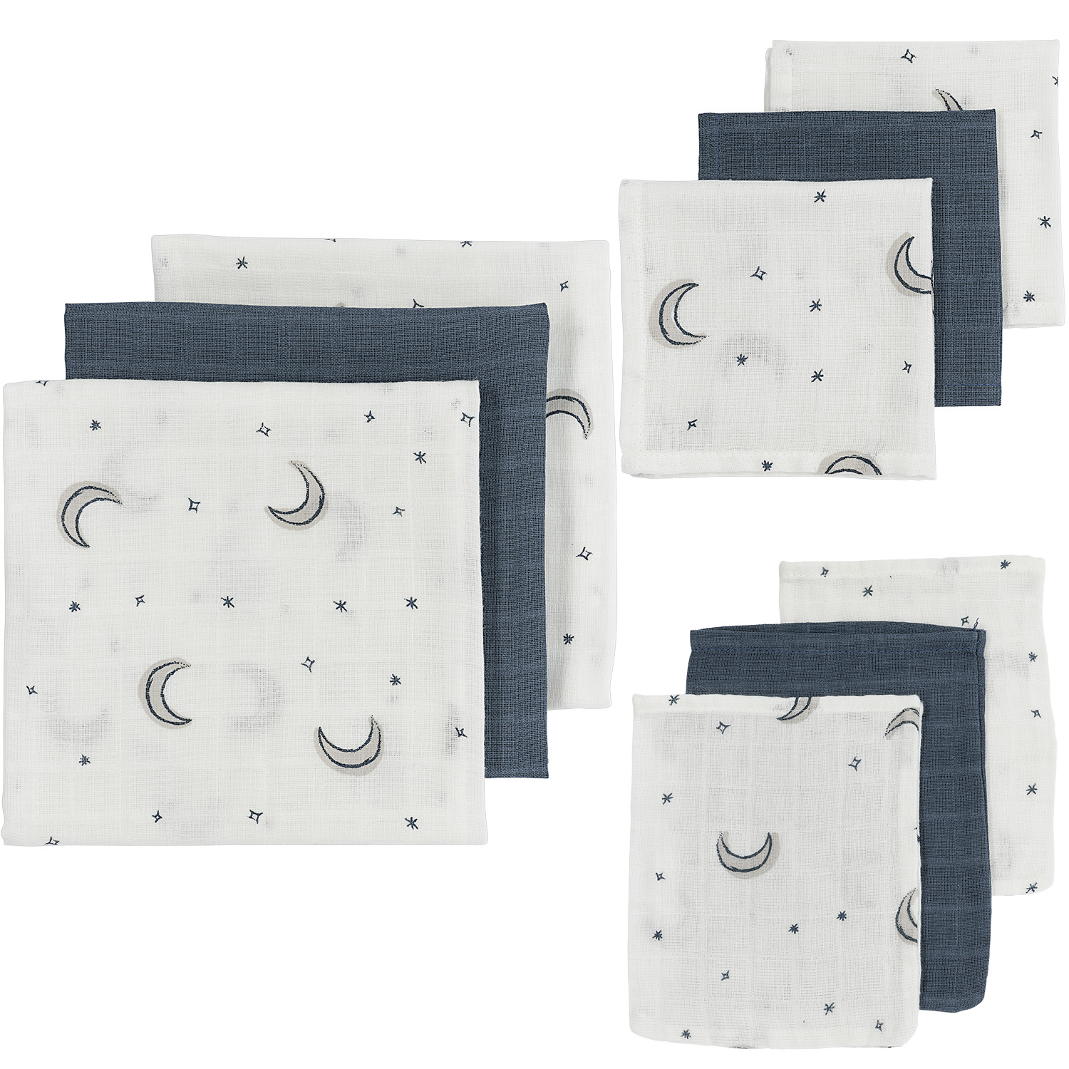 Starterset 9-pack hydrofiel Moon - indigo