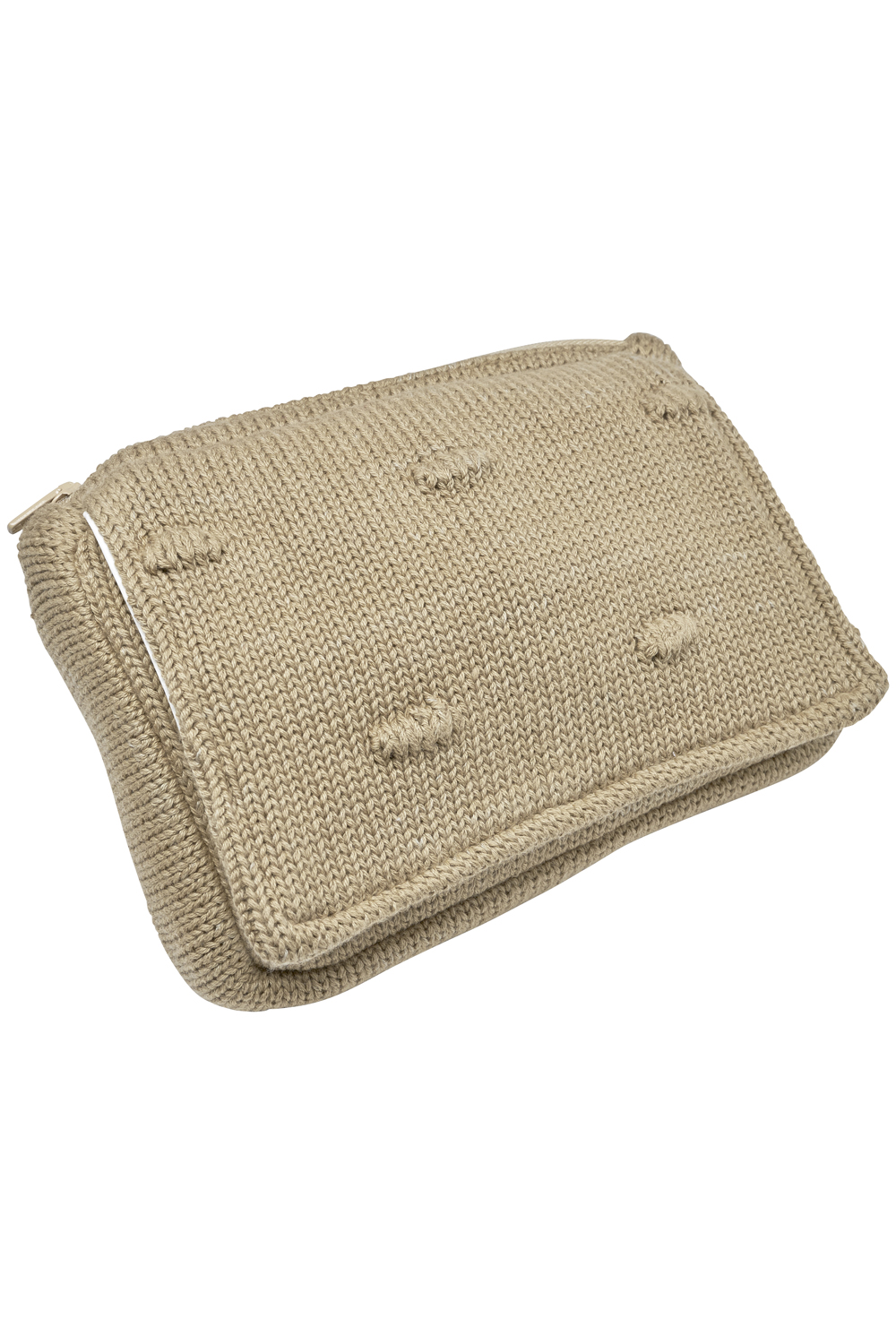 Wipes pouch Knots - taupe