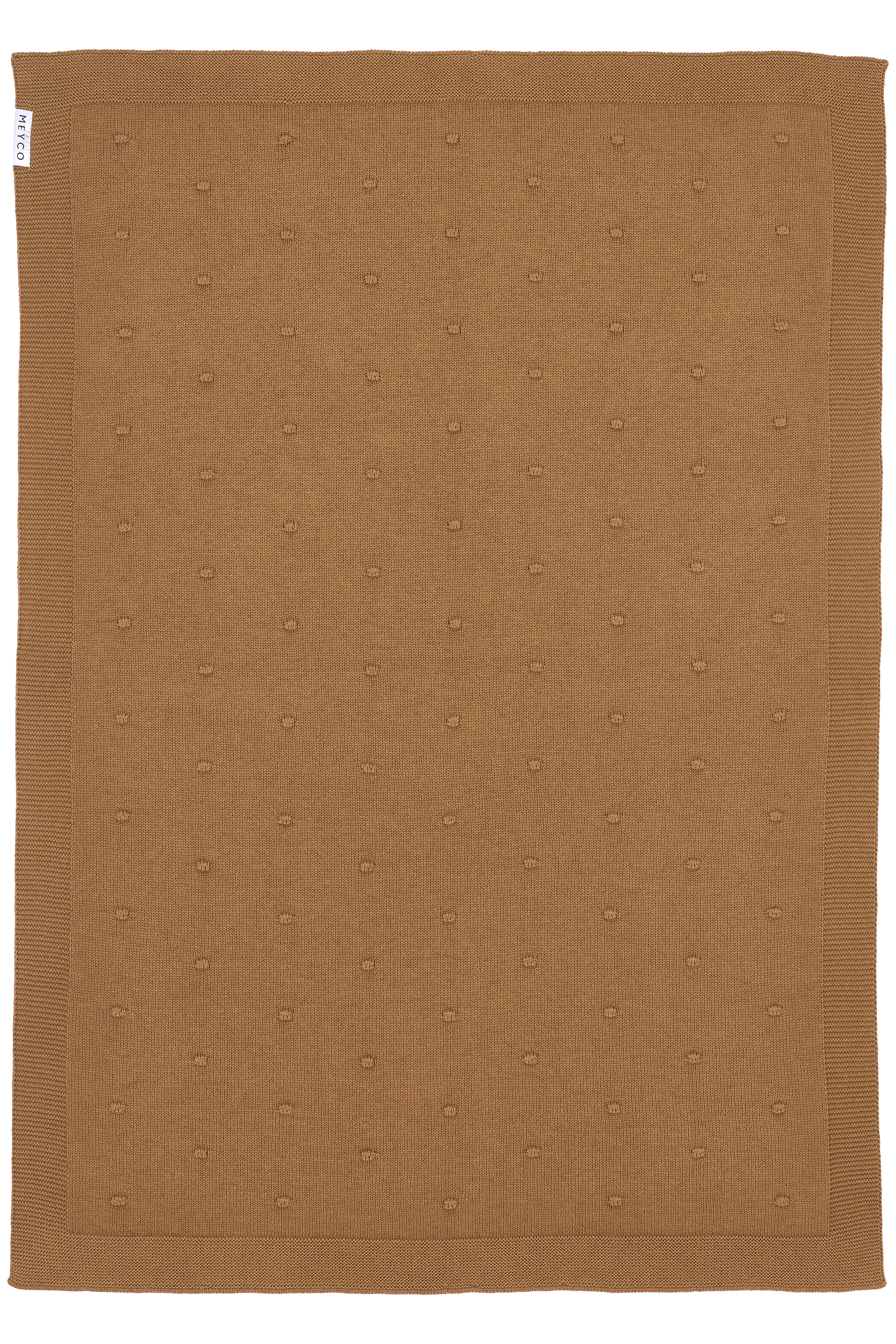 Ledikant deken Mini Knots - toffee - 100x150cm