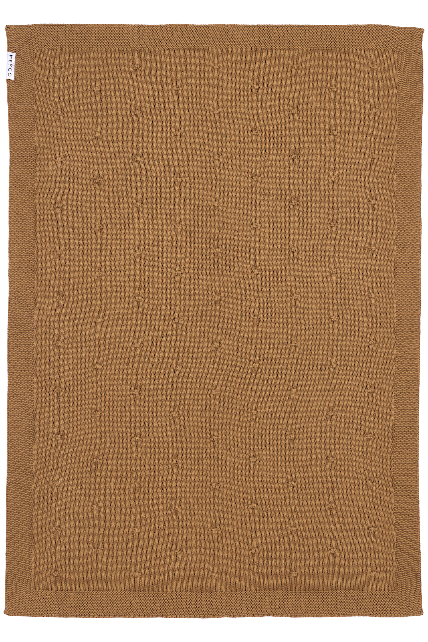 Ledikant deken Mini Knots - toffee - 100x150cm