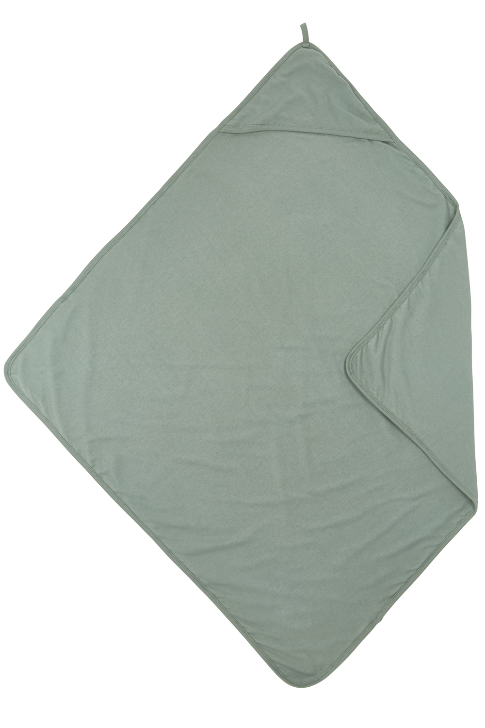 Badcape Uni - stone green - 80x80cm