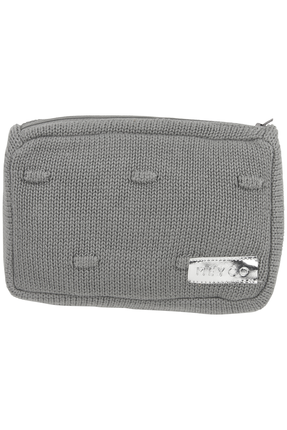 Wipes pouch Knots - grey