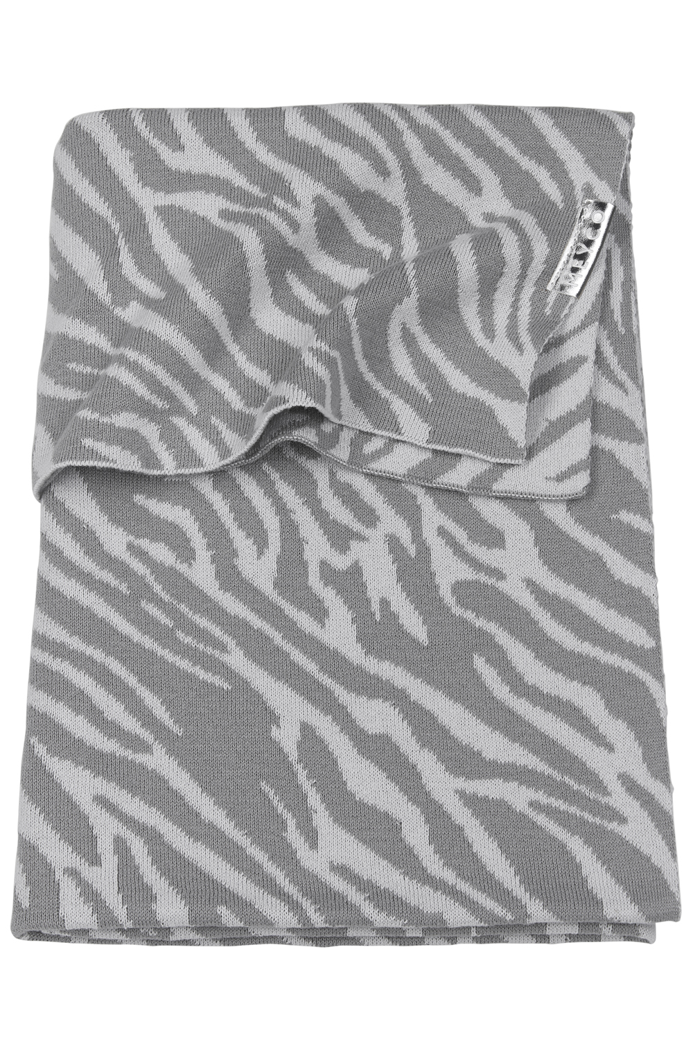 Ledikant deken Zebra - grey - 100x150cm