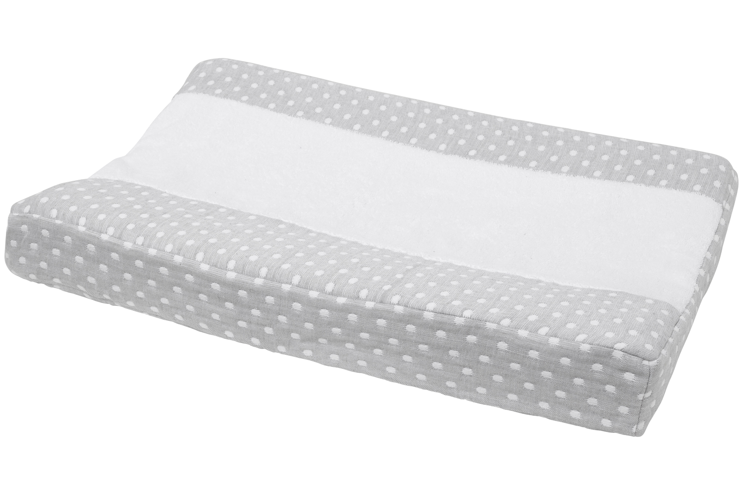 Changing mat cover Little Dots - grey - 50x70cm