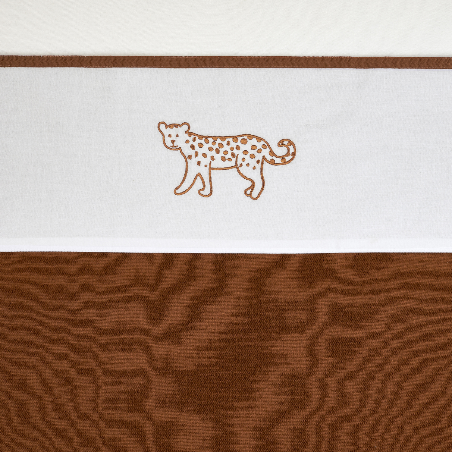 Ledikant laken Cheetah - camel - 100x150cm