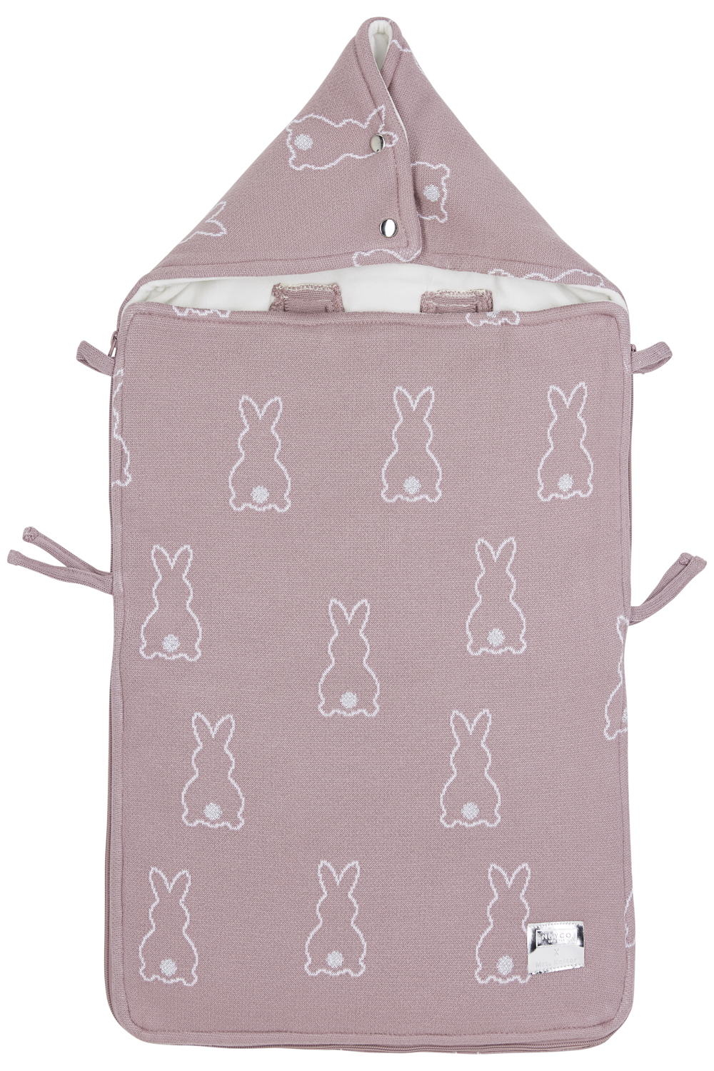 Voetenzak Rabbit - lilac - 40x82cm