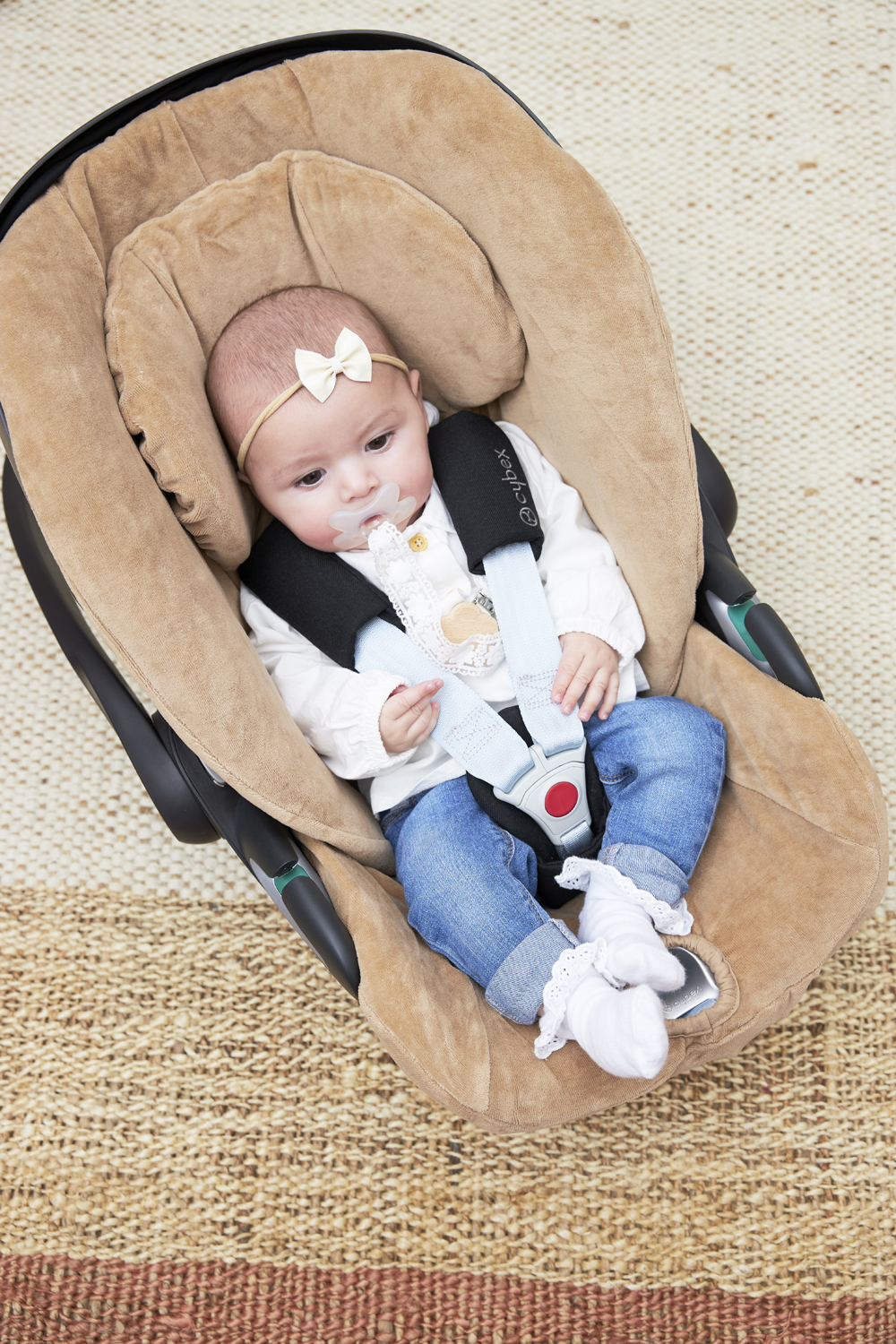 Car seat cover Velvet - taupe - Group 0 Cloud Z