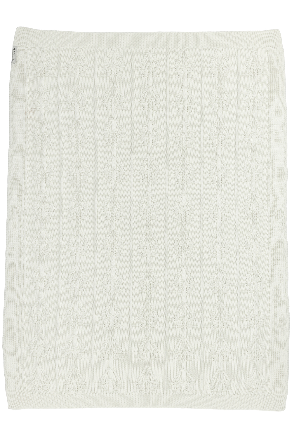 Ledikant deken Romantic Flower - offwhite - 100x150cm