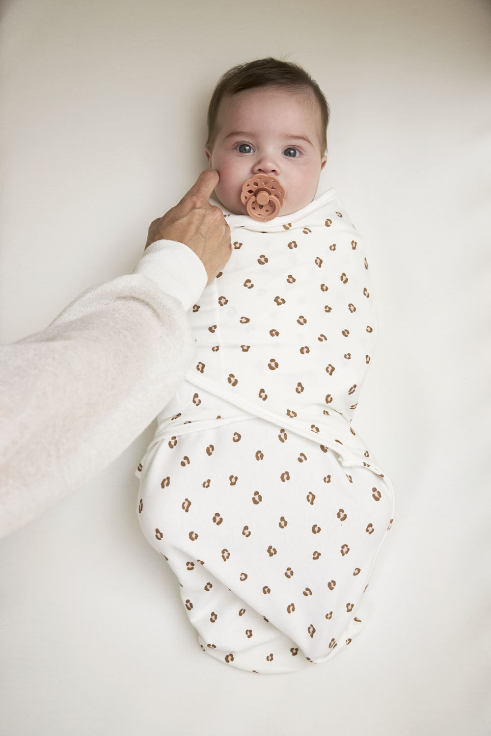 SwaddleMeyco inbakerdoek Mini Panther - soft pink - 4-6 maanden - 1.0 TOG