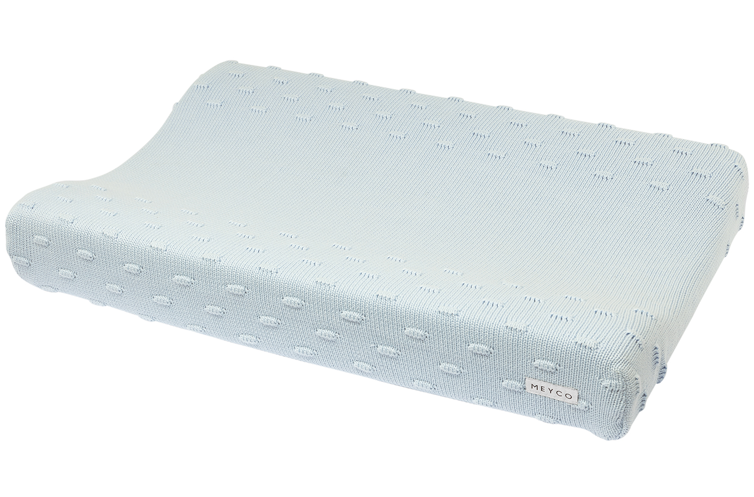 Changing mat cover Knots - light blue - 50x70cm