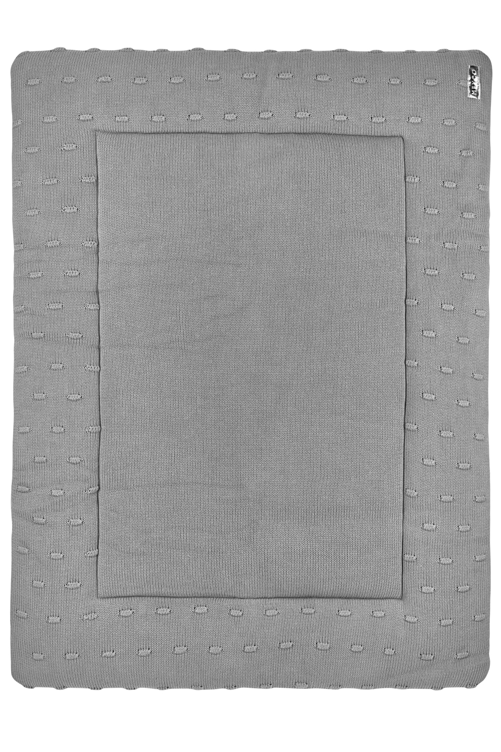 Boxkleed Knots - grey - 77x97cm