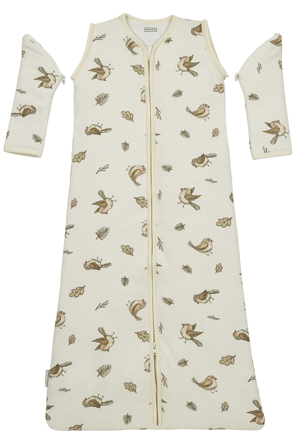 Baby slaapzak met afritsbare mouwen Robin - multicolour - 110cm - 2.5 TOG