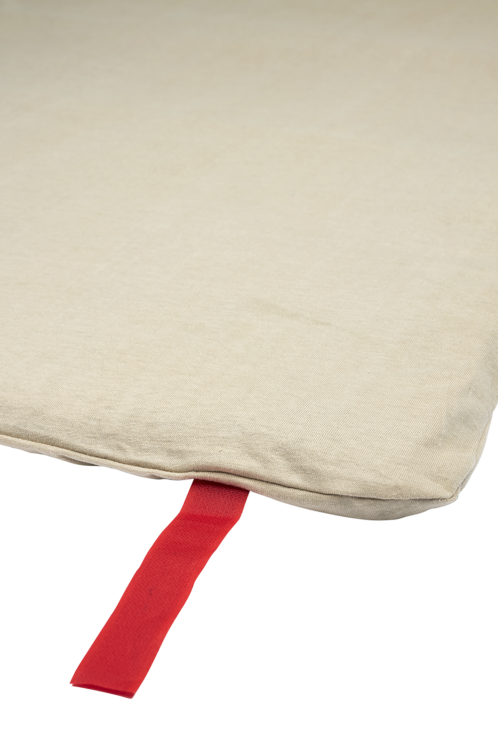 Camping bed mattress cover deluxe Uni - sand - 60x120cm