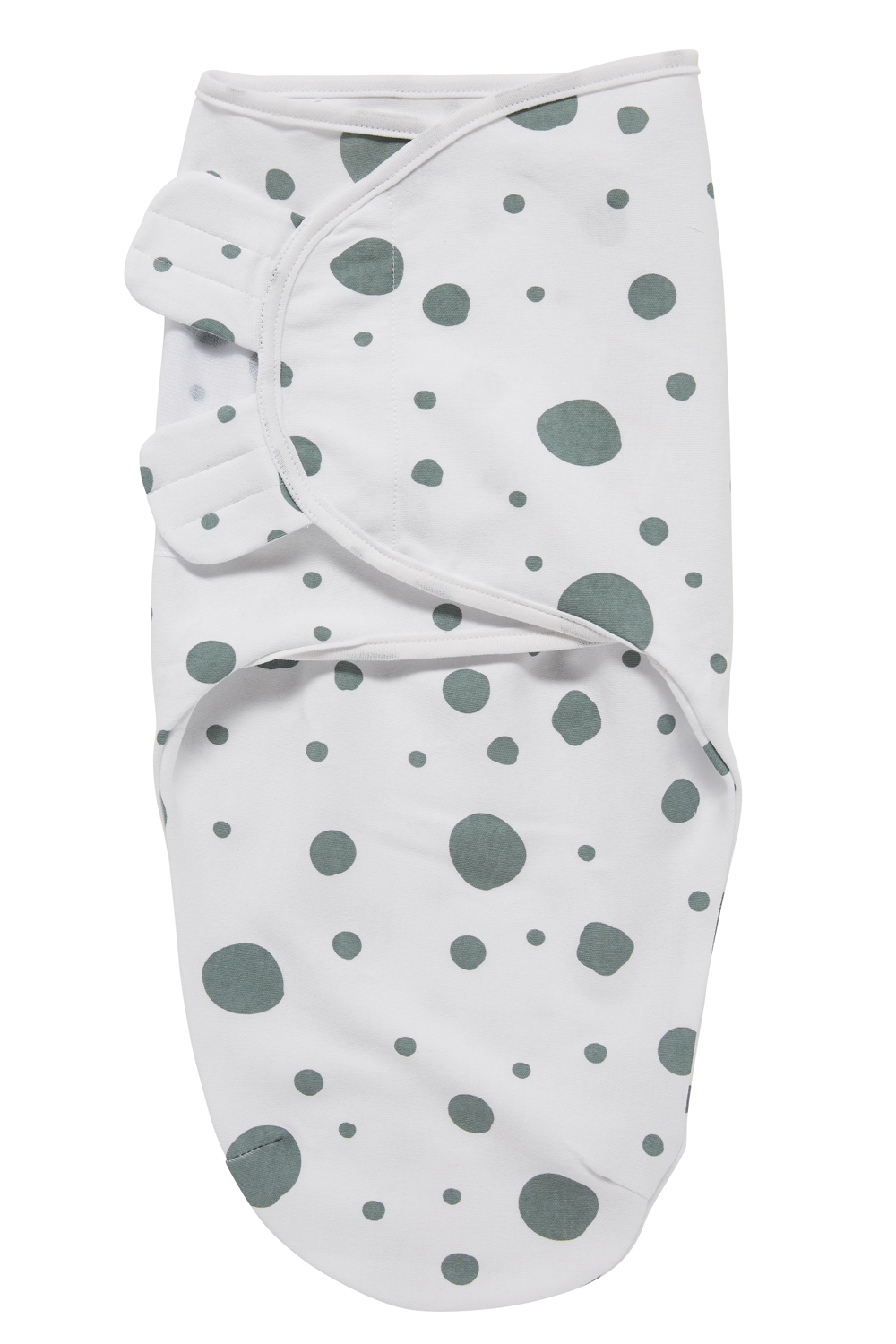 Pucksack Dots - stone green - 0-3 Monate