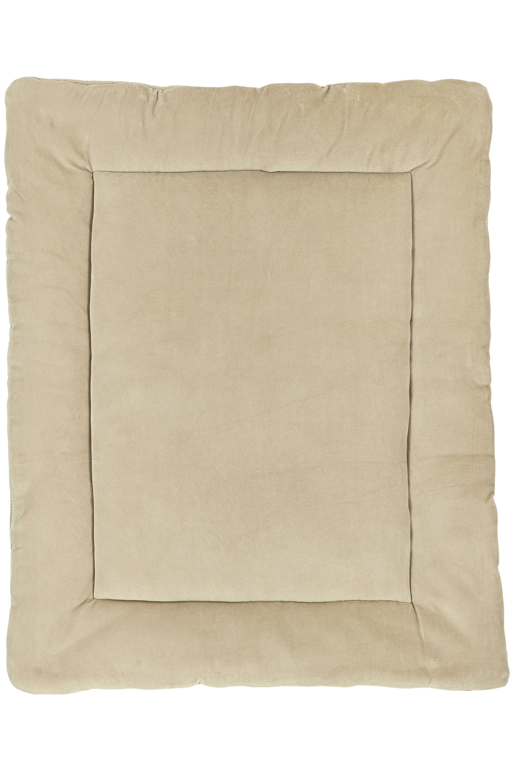 Boxkleed biologisch Mini Relief - sand - 77x97cm