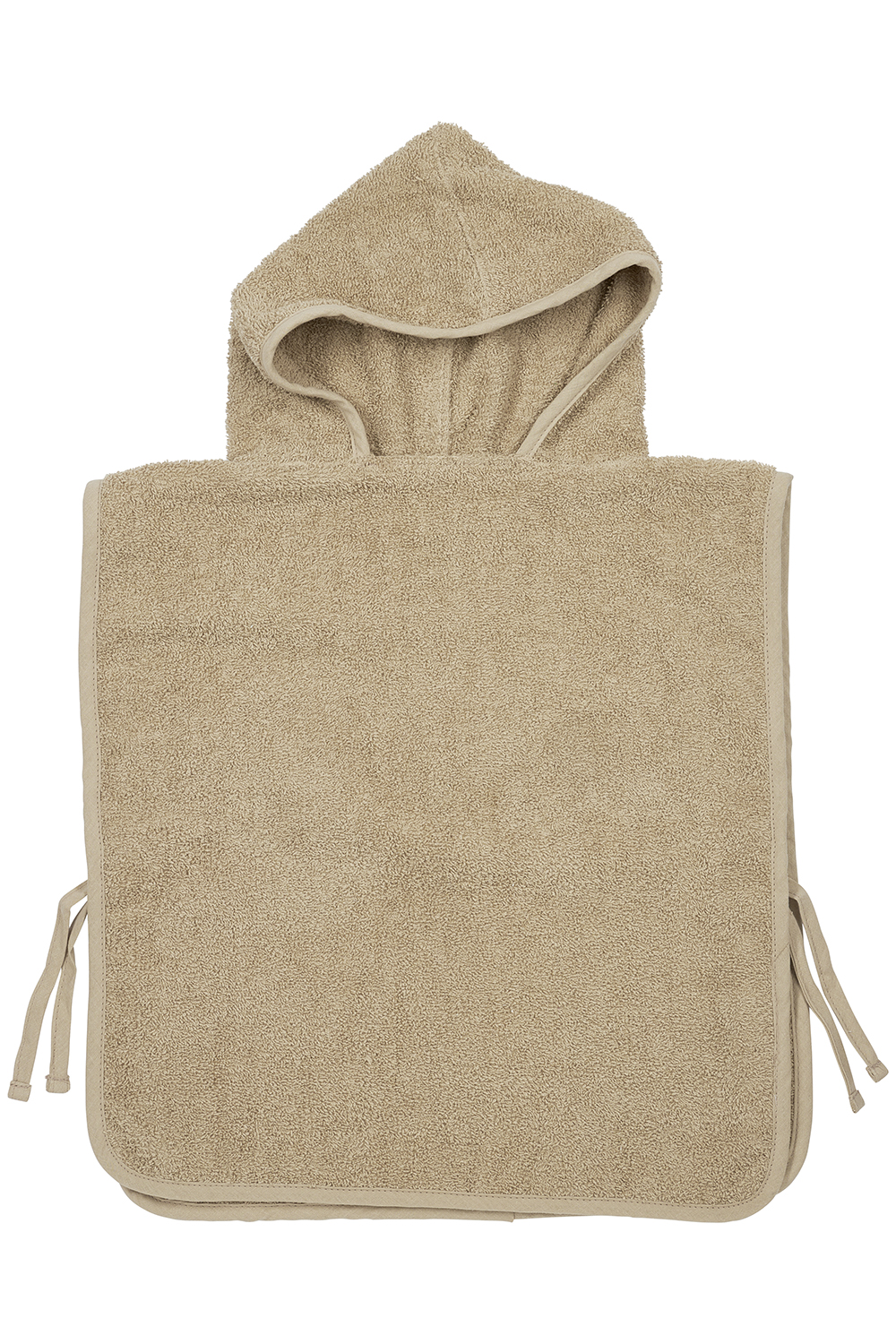 Badeponcho frottee Uni - sand - 1-3 Jahre