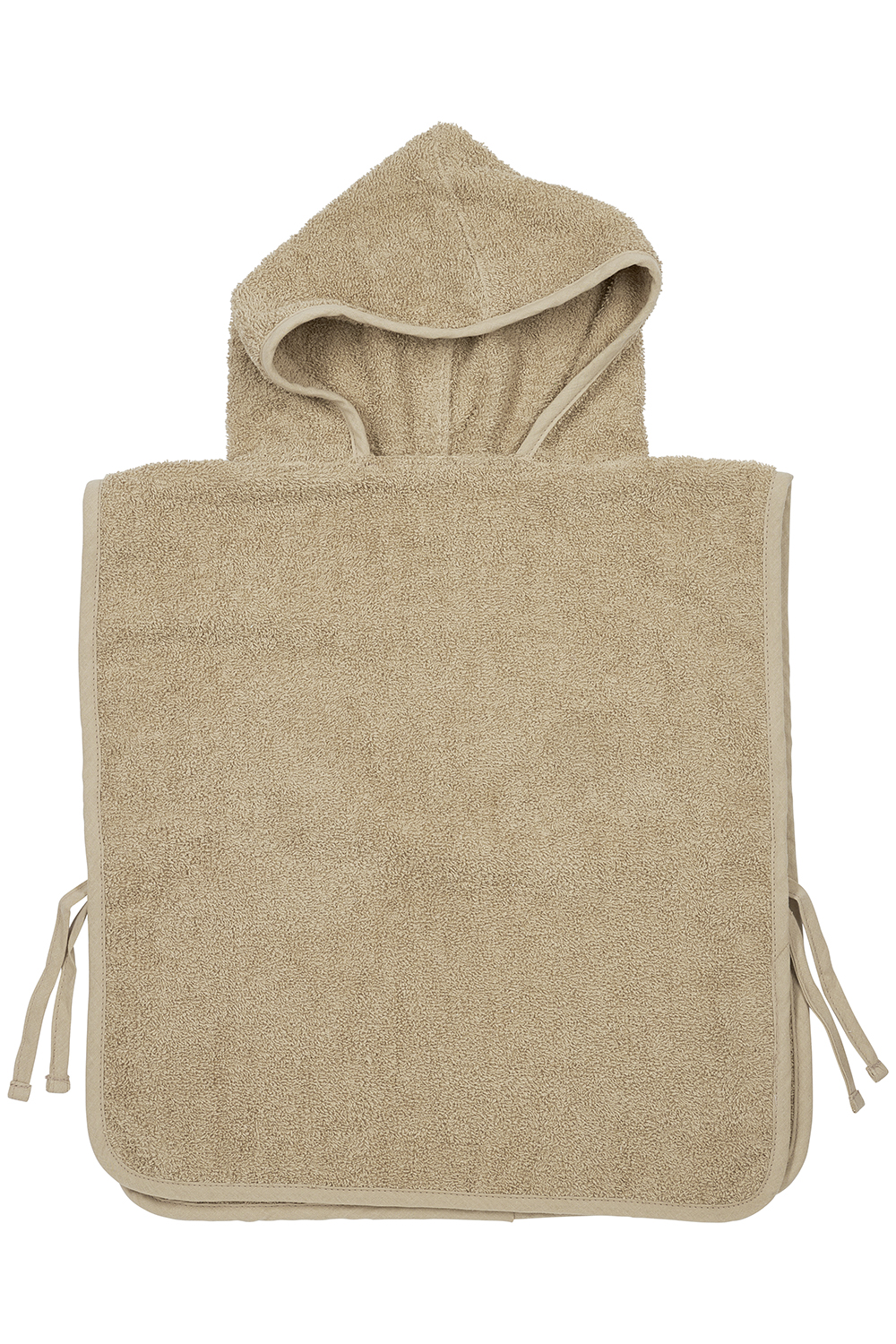 Bath poncho terry Uni - sand - 1-3 years