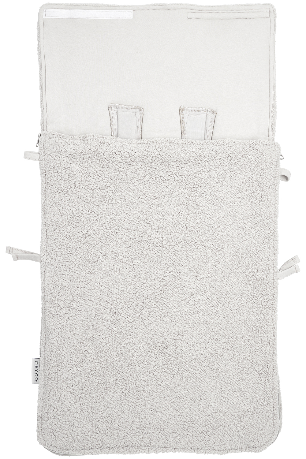 Fußsack Teddy - greige - 40x82cm