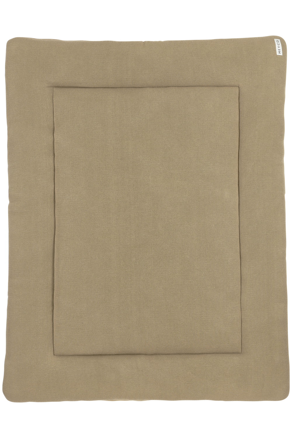 Boxkleed Knit Basic velvet - taupe - 77x97cm