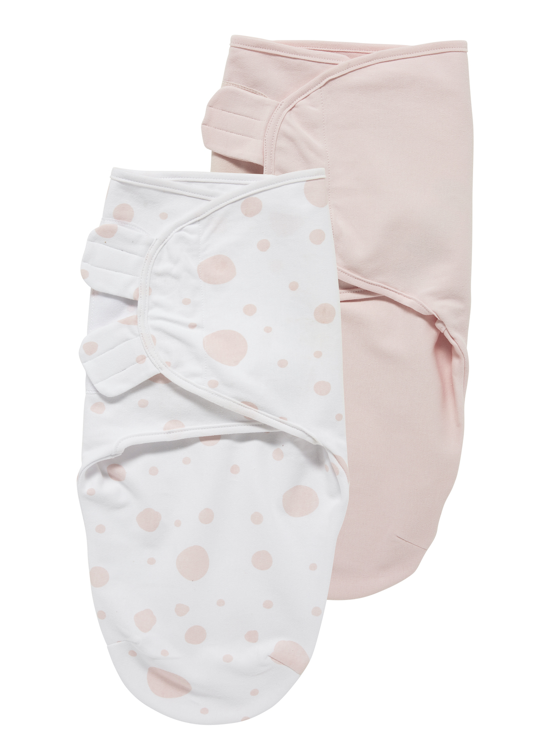 Pucksack 2er pack Dots/Uni - pink/light pink - 0-3 Monate - 1.0 TOG