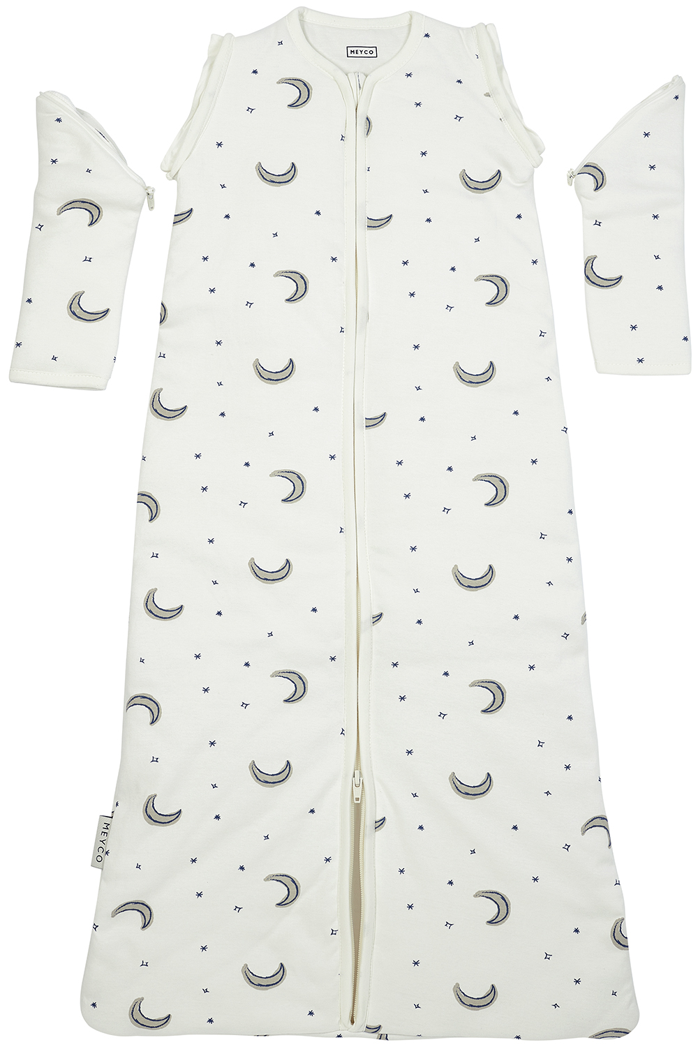 Baby slaapzak met afritsbare mouwen Moon - indigo - 110cm - 2.5 TOG