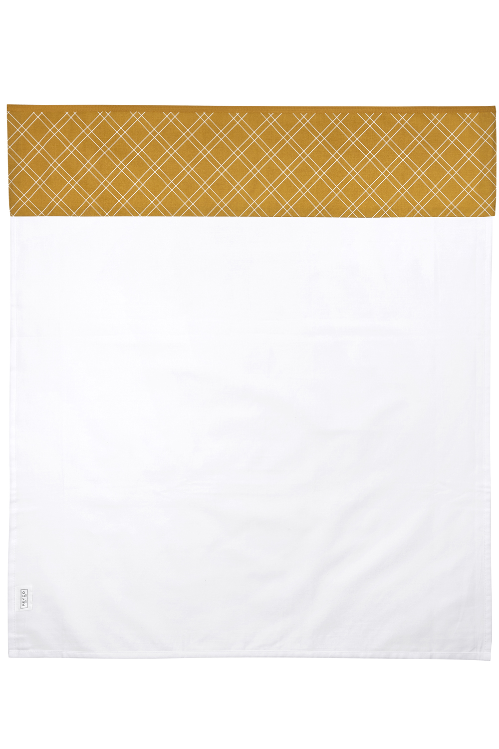 Crib sheet Double Diamond - honey gold - 75X100cm