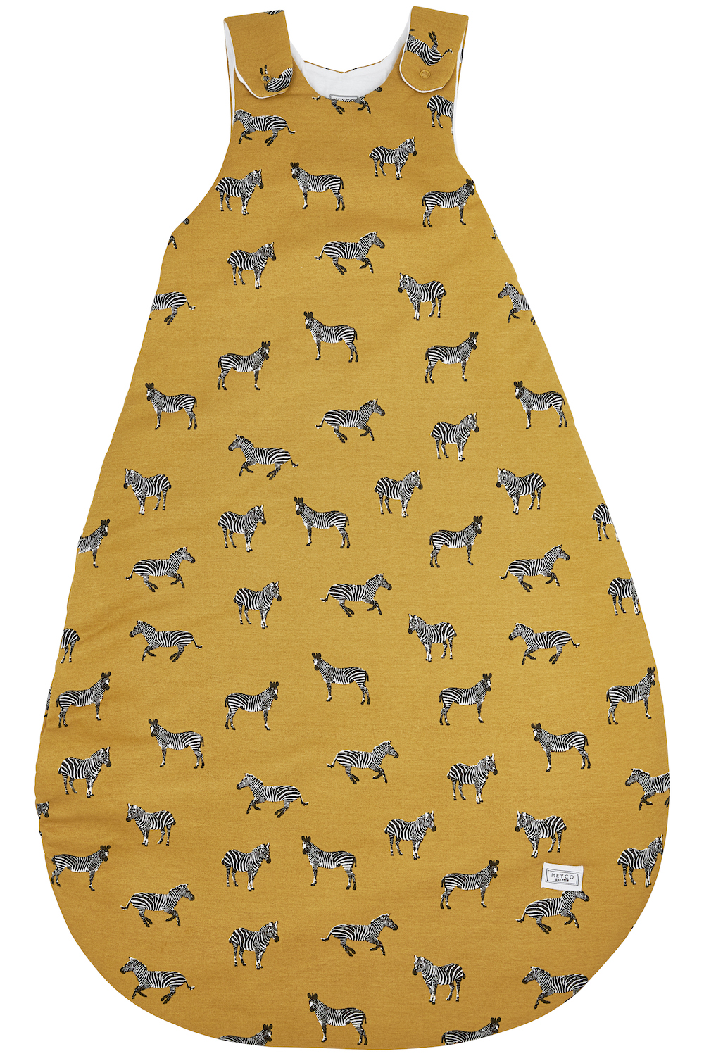 Baby slaapzak rond tweedelig Zebra Animal - honey gold - 80/86