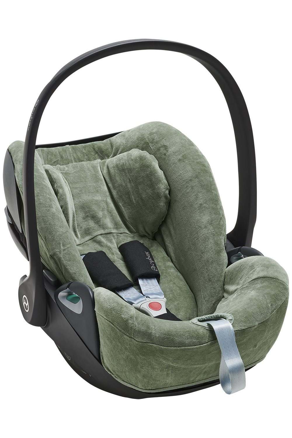 Kindersitzbezug Velvet - forest green - Gruppe 0 Cloud Z