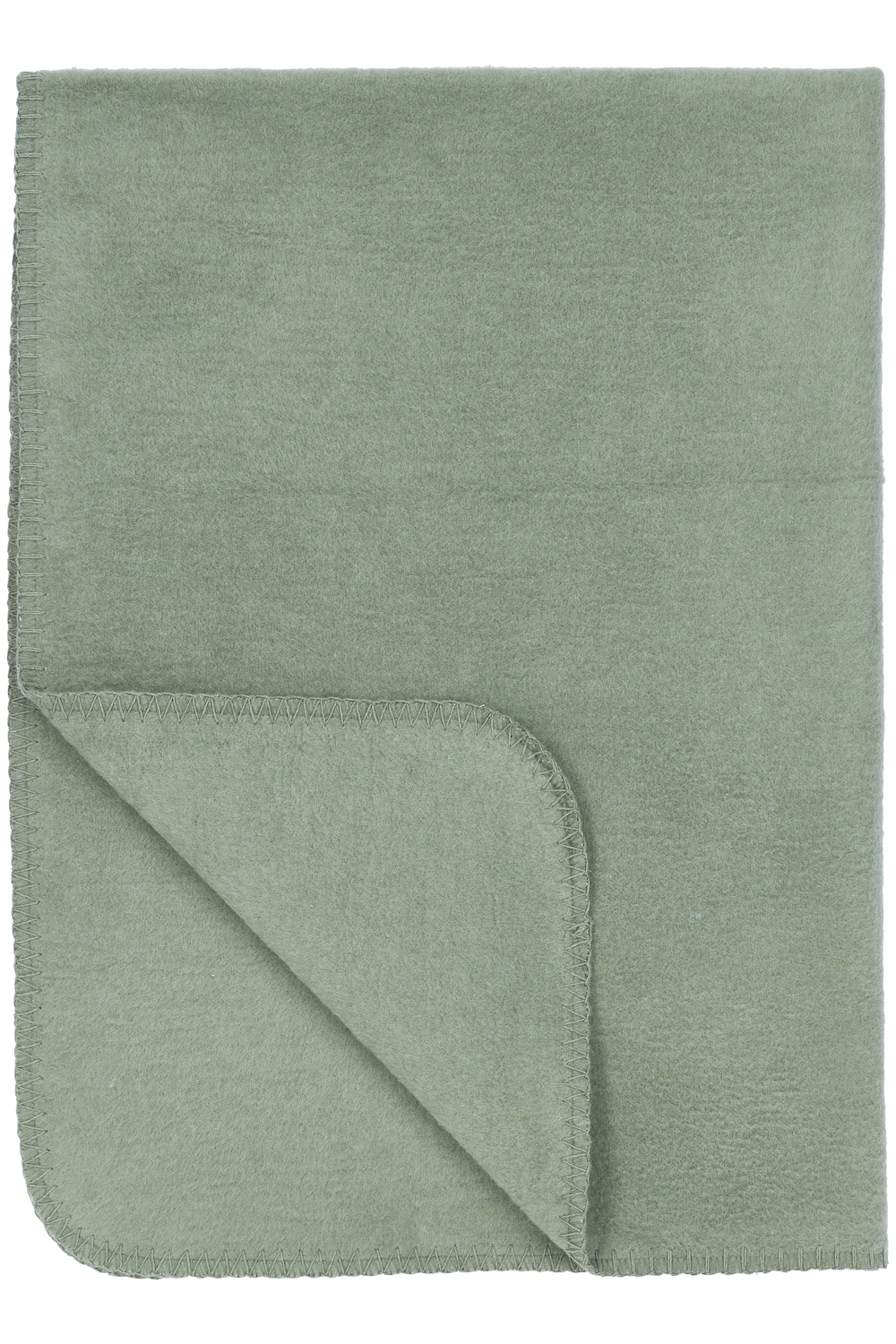 Crib Blanket Uni - Forest Green - 75x100cm