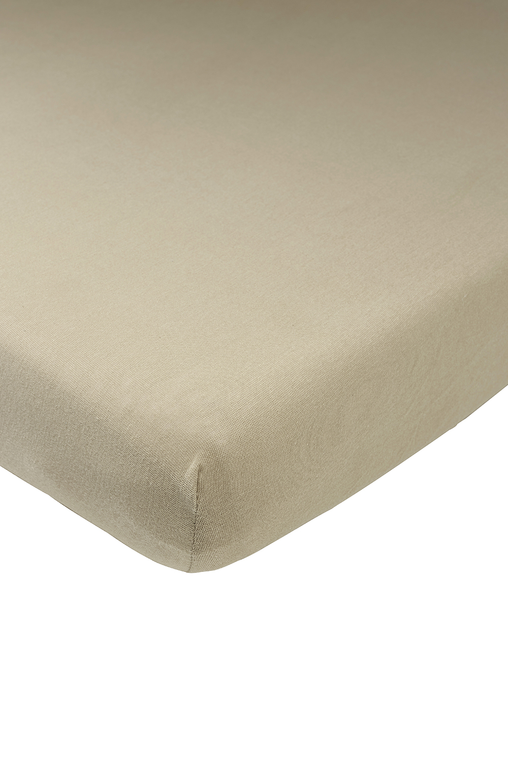Hoeslaken boxmatras jersey Uni - taupe - 75x95cm