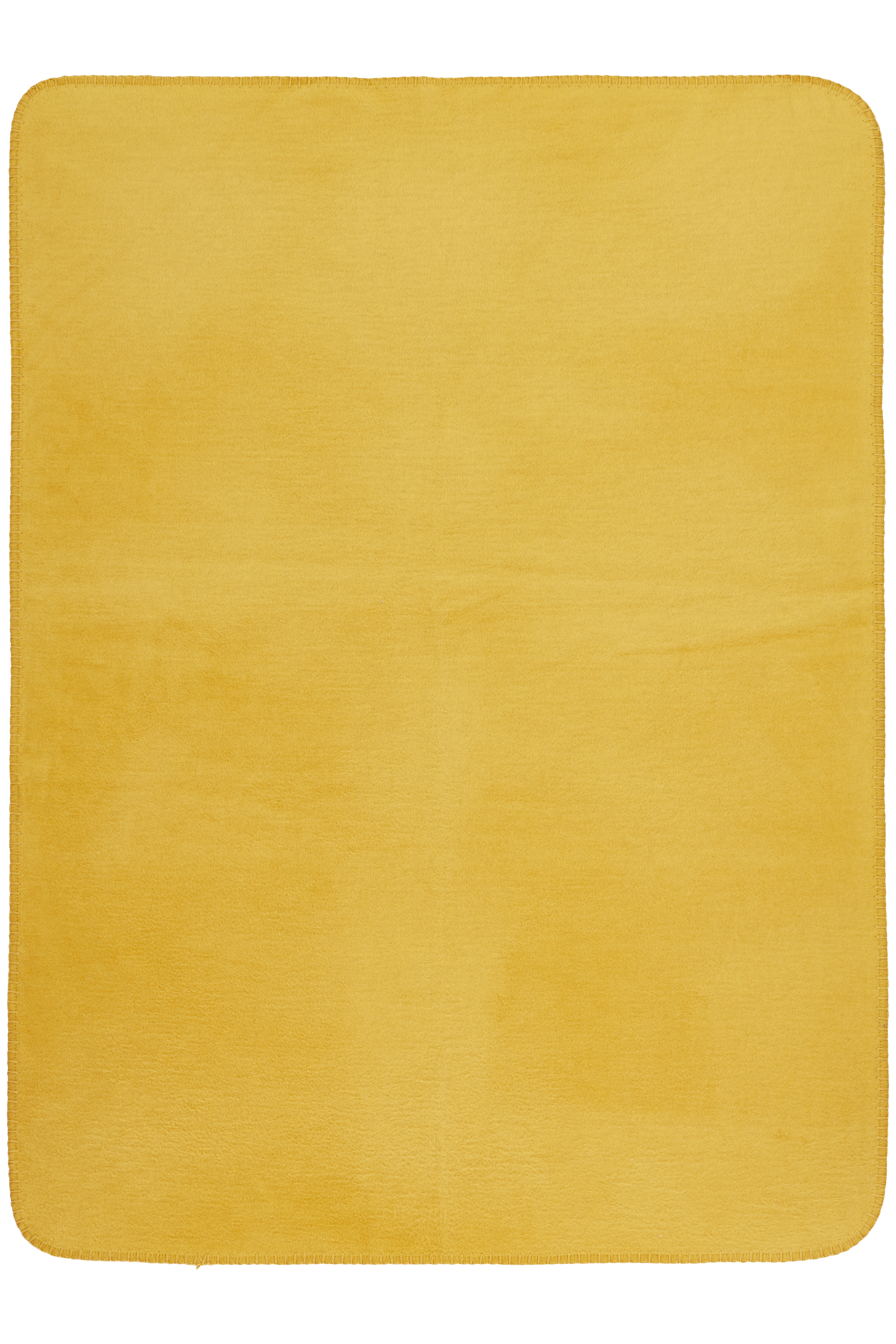 Babydecke groß Double Face - honey gold/grey melange - 100x150cm