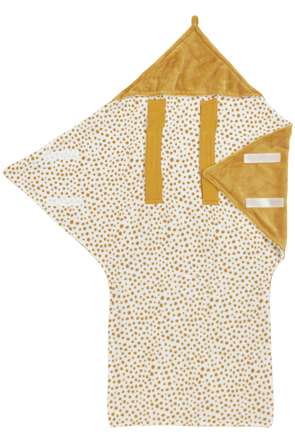 Wrap Blanket Fleece Cheetah - Honey Gold