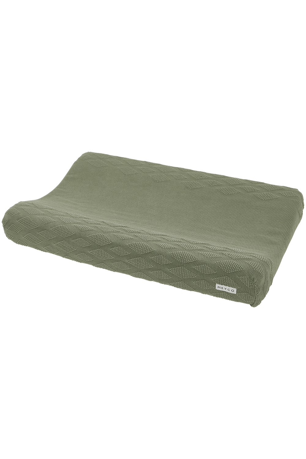 Wickelauflagenbezug organisch Diamond - forest green - 50x70cm