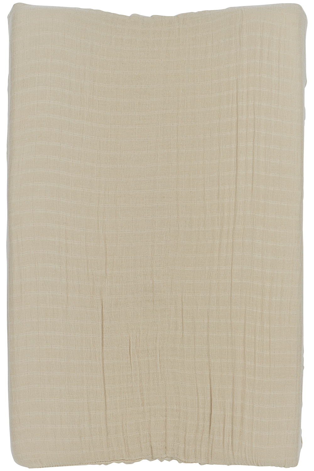 Wickelauflagenbezug pre-washed musselin Uni - sand - 50x70cm