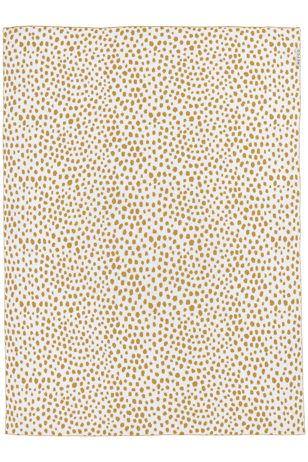 Wiegdeken Cheetah - honey gold - 75x100cm